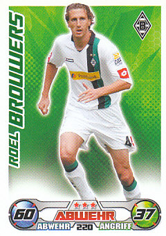Roel Brouwers Borussia Monchengladbach 2009/10 Topps MA Bundesliga #220